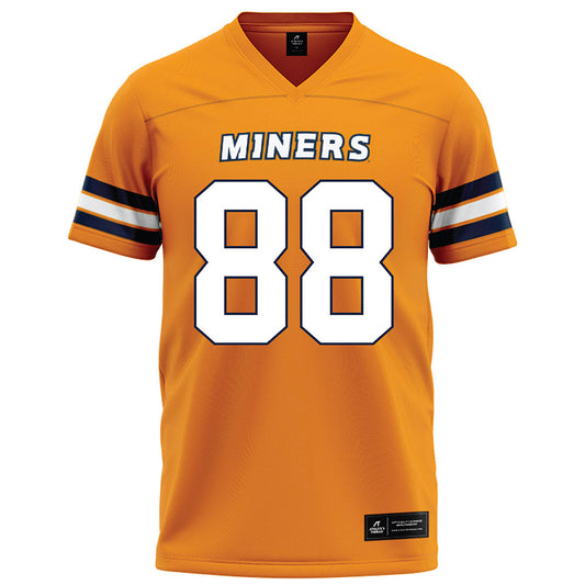 UTEP - NCAA Football : Benny Okwura - Orange Football Jersey-0