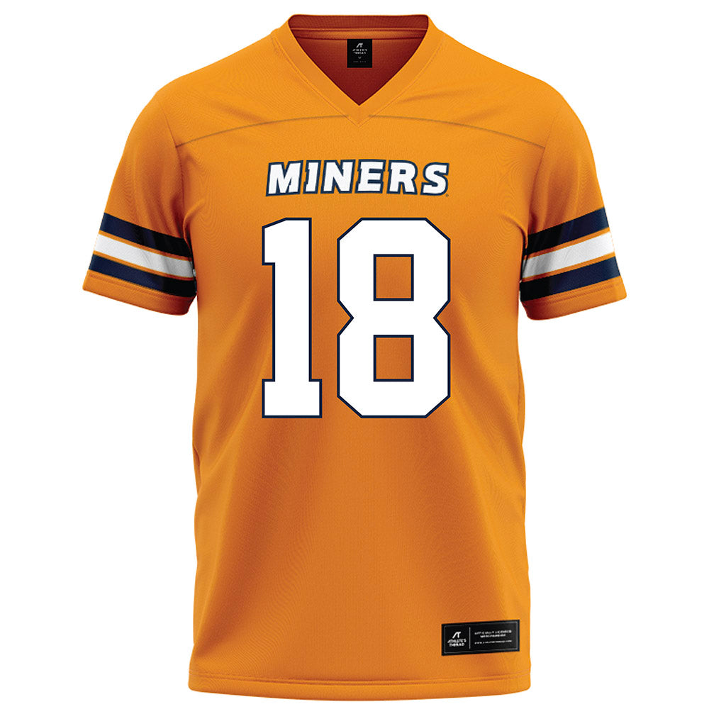 UTEP - NCAA Football : Decorian Thompson - Orange Football Jersey-0