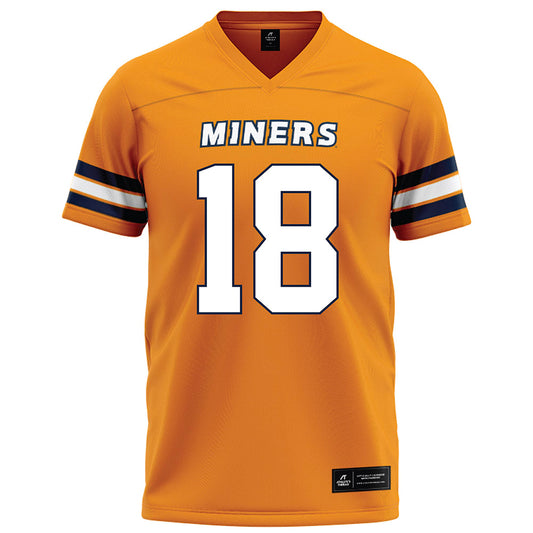 UTEP - NCAA Football : Decorian Thompson - Orange Football Jersey-0