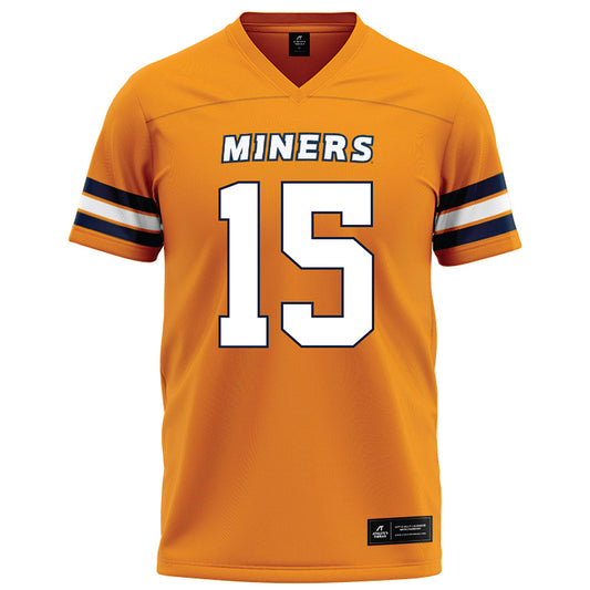 UTEP - NCAA Football : Donavan Howard - Orange Football Jersey-0