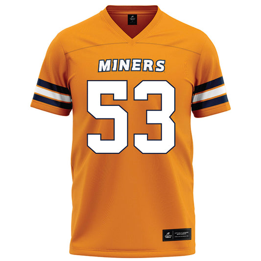 UTEP - NCAA Football : Chase Elrod - Orange Football Jersey-0