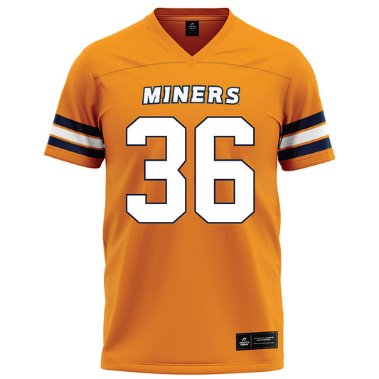 UTEP - NCAA Football : Kane Bowen - Orange Football Jersey-0