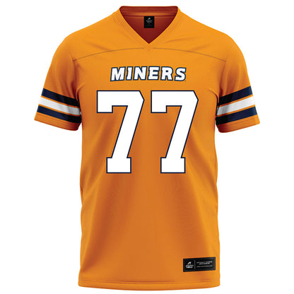 UTEP - NCAA Football : Wesley Dallao-Kubik - Orange Football Jersey-0