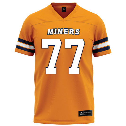 UTEP - NCAA Football : Wesley Dallao-Kubik - Orange Football Jersey-0