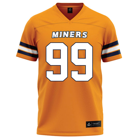 UTEP - NCAA Football : Elijah Fields - Orange Football Jersey-0
