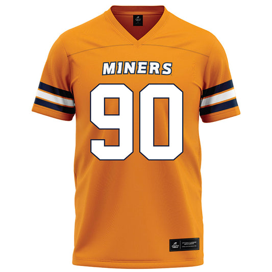 UTEP - NCAA Football : Ashton Coker - Orange Football Jersey-0