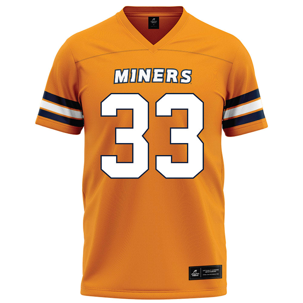 UTEP - NCAA Football : Parker Cushing - Orange Football Jersey-0