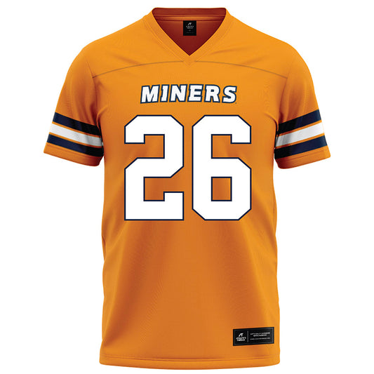 UTEP - NCAA Football : Darien Fantroy - Orange Football Jersey-0