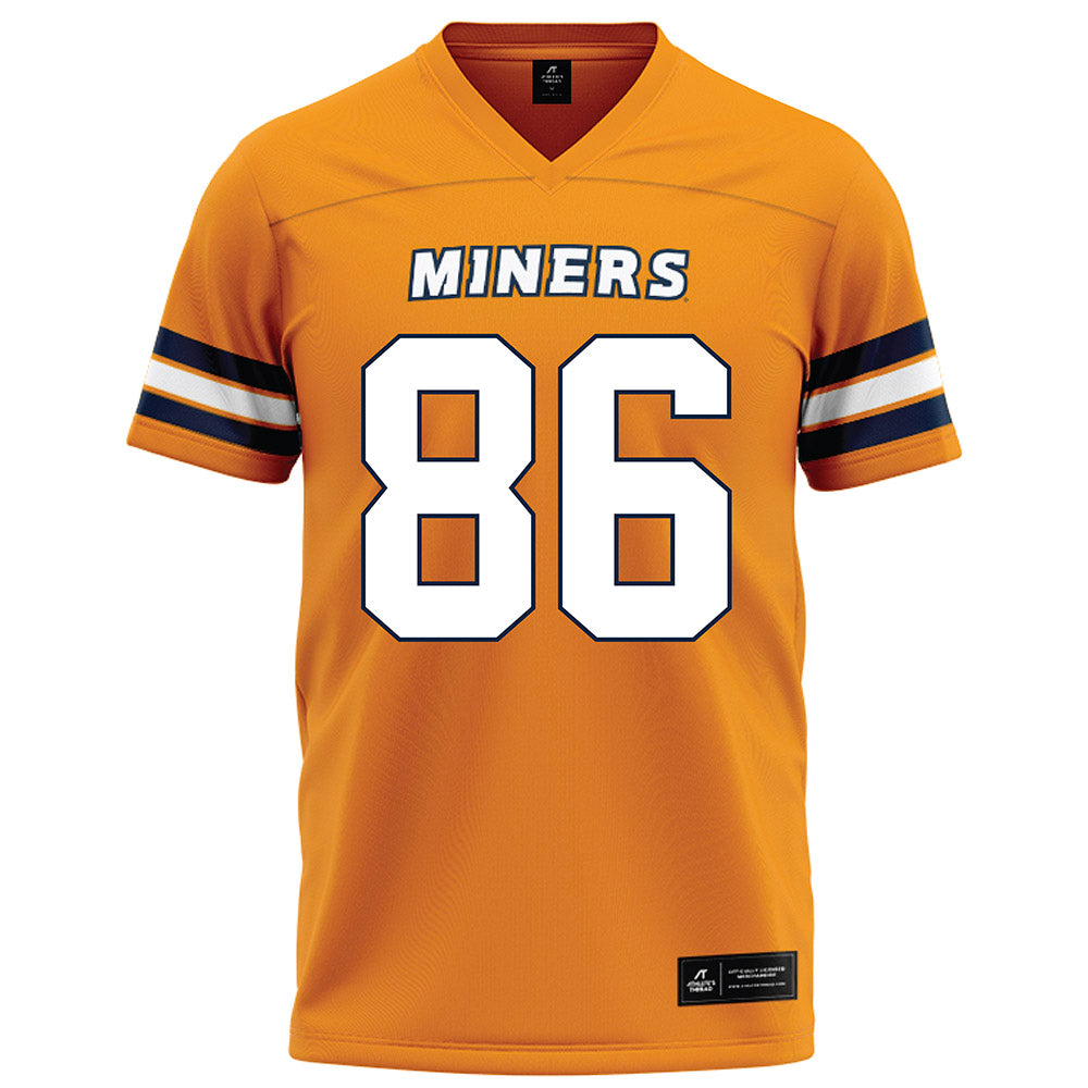 UTEP - NCAA Football : Jordan Andrus - Orange Football Jersey-0
