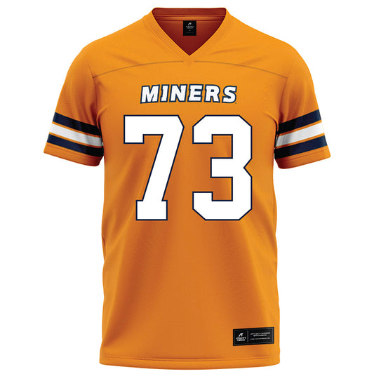 UTEP - NCAA Football : Tyler Roberts - Orange Football Jersey-0