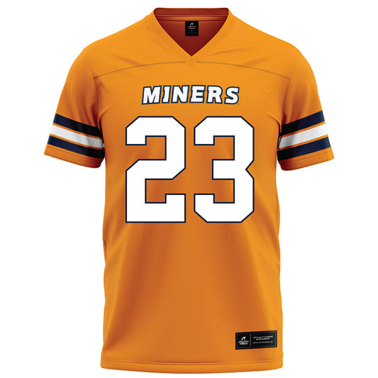 UTEP - NCAA Football : Kaleb Miles - Orange Football Jersey-0
