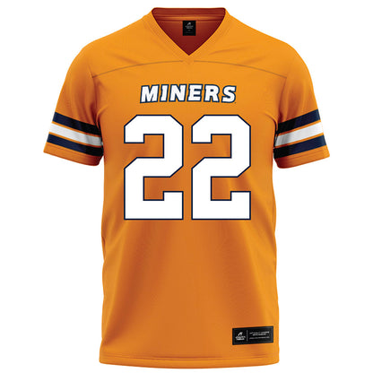UTEP - NCAA Football : Kane White-Tinsley - Orange Football Jersey-0