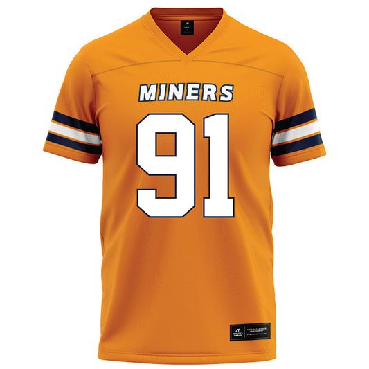UTEP - NCAA Football : Carlos Arreola - Orange Football Jersey-0