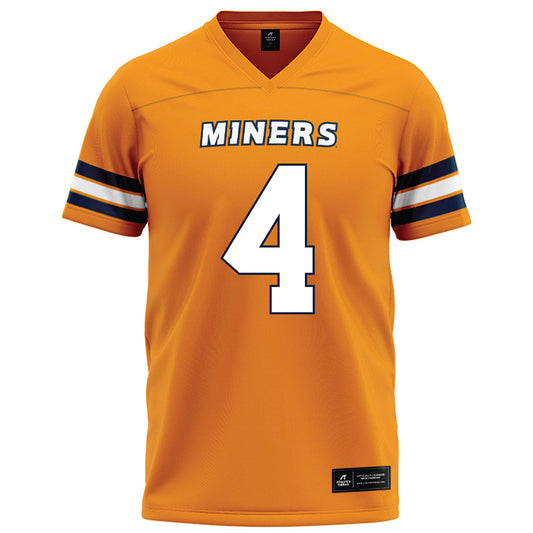 UTEP - NCAA Football : Garrett Hawkins - Orange Football Jersey-0