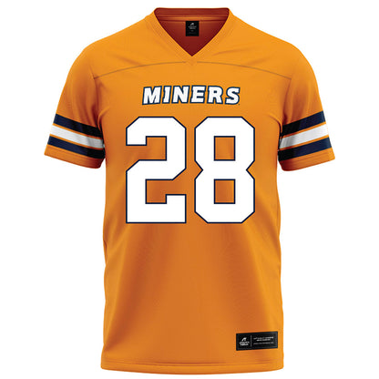 UTEP - NCAA Football : Erion Wilkins - Orange Football Jersey-0