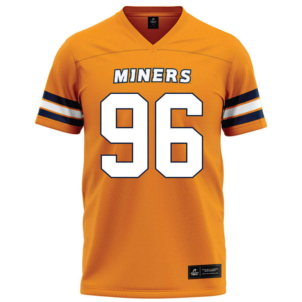UTEP - NCAA Football : Kelton Farmer - Orange Football Jersey-0
