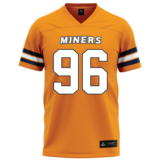 UTEP - NCAA Football : Kelton Farmer - Orange Football Jersey-0