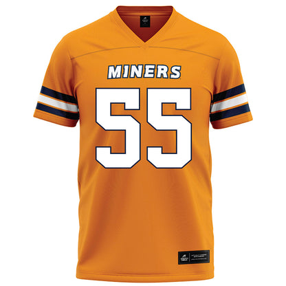UTEP - NCAA Football : Jayden Trapp - Orange Football Jersey-0