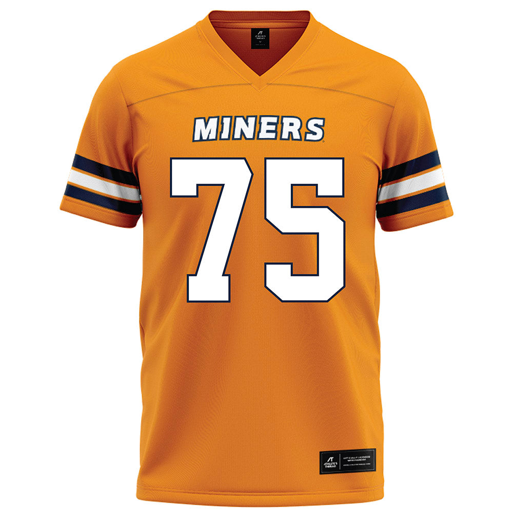 UTEP - NCAA Football : Omoruyi Aliu-Otokiti - Orange Football Jersey-0