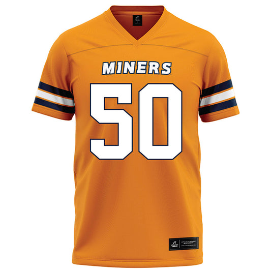 UTEP - NCAA Football : Leander Parrish III - Orange Football Jersey-0