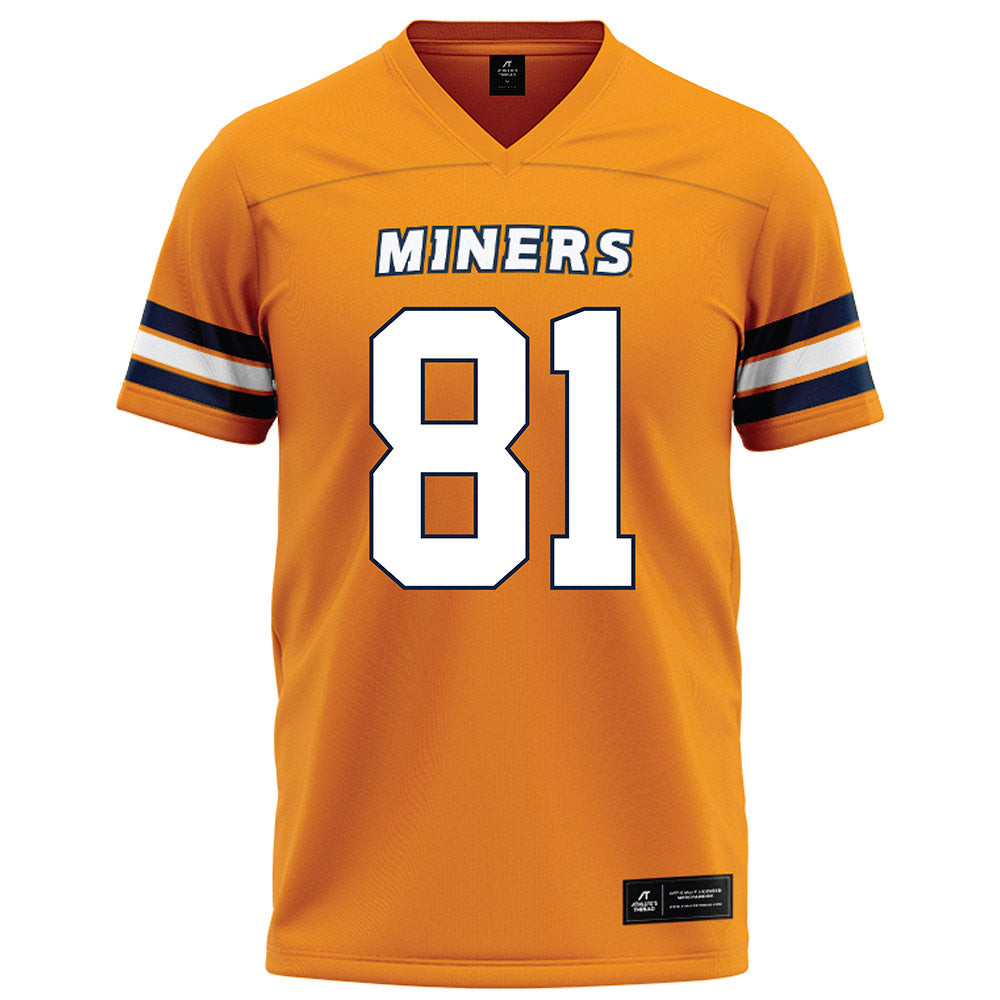 UTEP - NCAA Football : Jeremiah Nash - Orange Football Jersey-0