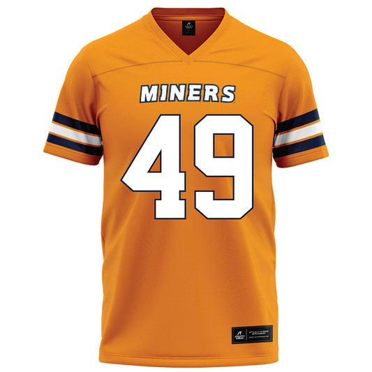UTEP - NCAA Football : Ian Hall - Orange Football Jersey-0