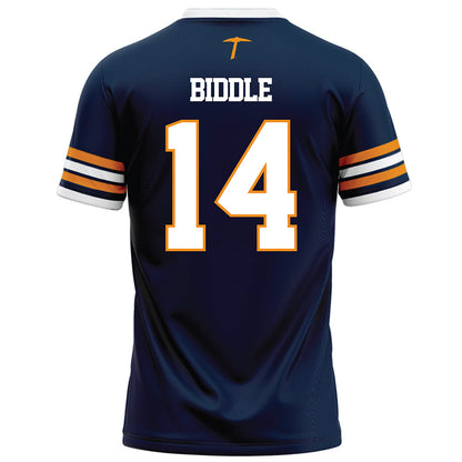 UTEP - NCAA Football : Chace Biddle - Navy Football Jersey-1