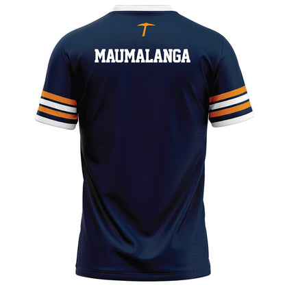 UTEP - NCAA Football : Isaiah Maumalanga - Navy Football Jersey-1