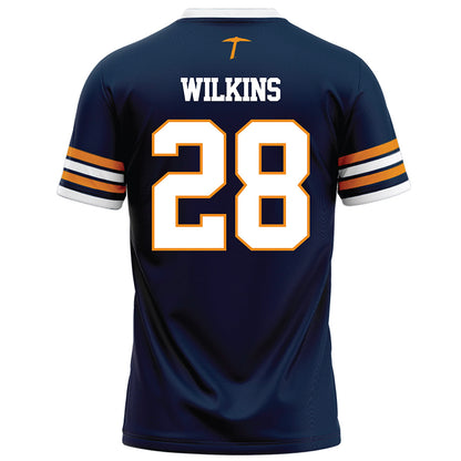 UTEP - NCAA Football : Erion Wilkins - Navy Football Jersey-1