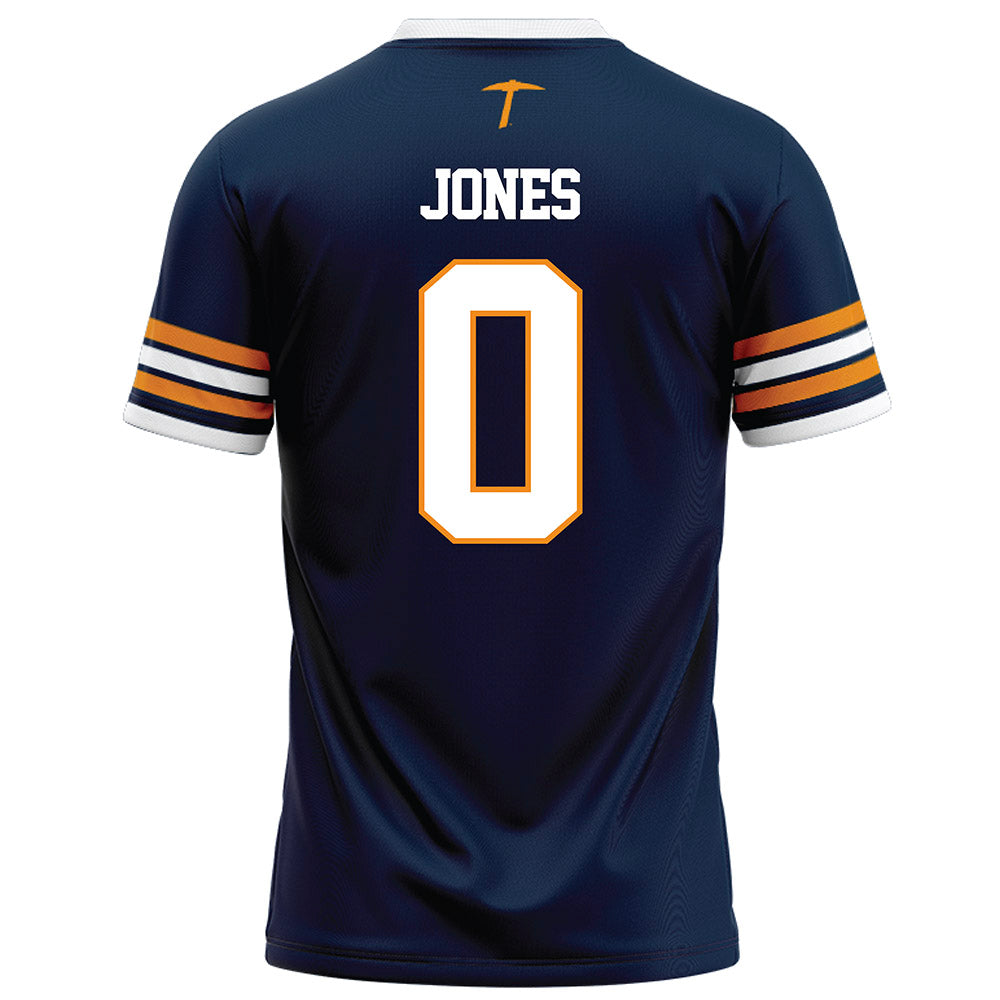 UTEP - NCAA Football : Tavorus Jones - Navy Football Jersey-1
