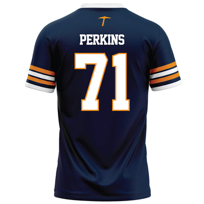 UTEP - NCAA Football : Preston Perkins - Navy Football Jersey-1