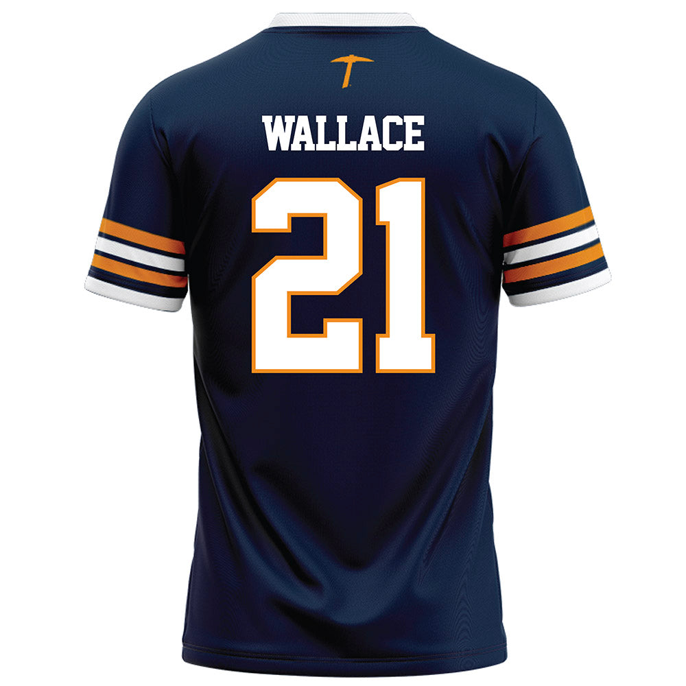 UTEP - NCAA Football : Joshua Wallace - Navy Football Jersey-1