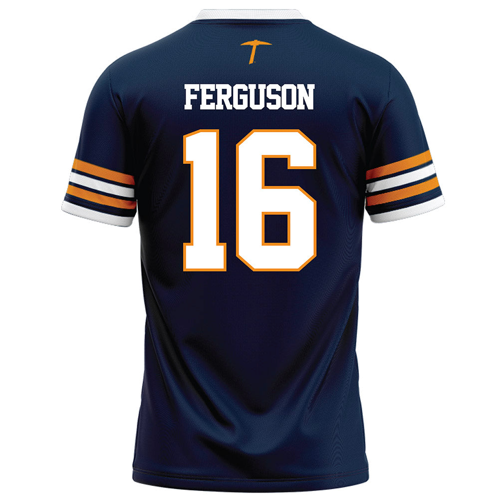 UTEP - NCAA Football : Mason Ferguson - Navy Football Jersey-1