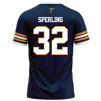 UTEP - NCAA Football : Lamar Sperling - Navy Football Jersey-1