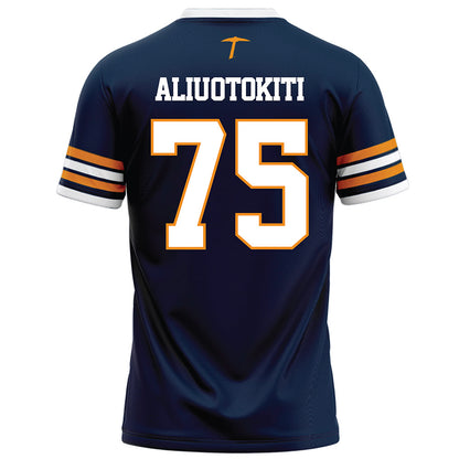 UTEP - NCAA Football : Omoruyi Aliu-Otokiti - Navy Football Jersey-1