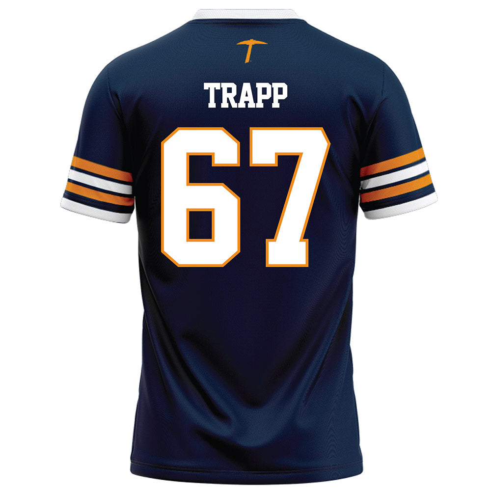 UTEP - NCAA Football : Jayden Trapp - Navy Football Jersey-1