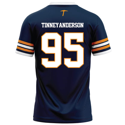 UTEP - NCAA Football : DAdrian Tinney-Anderson - Navy Football Jersey-1