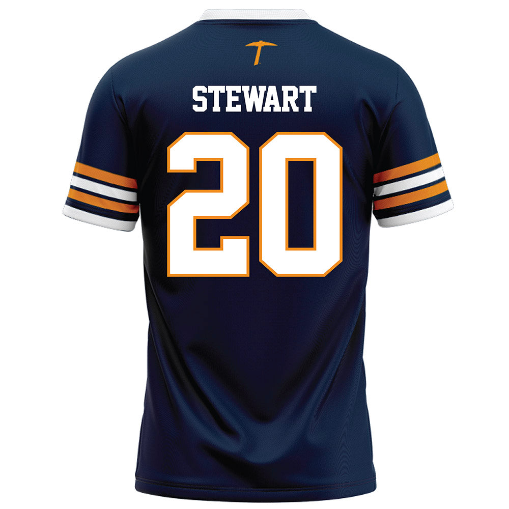 UTEP - NCAA Football : Grant Stewart - Navy Football Jersey-1