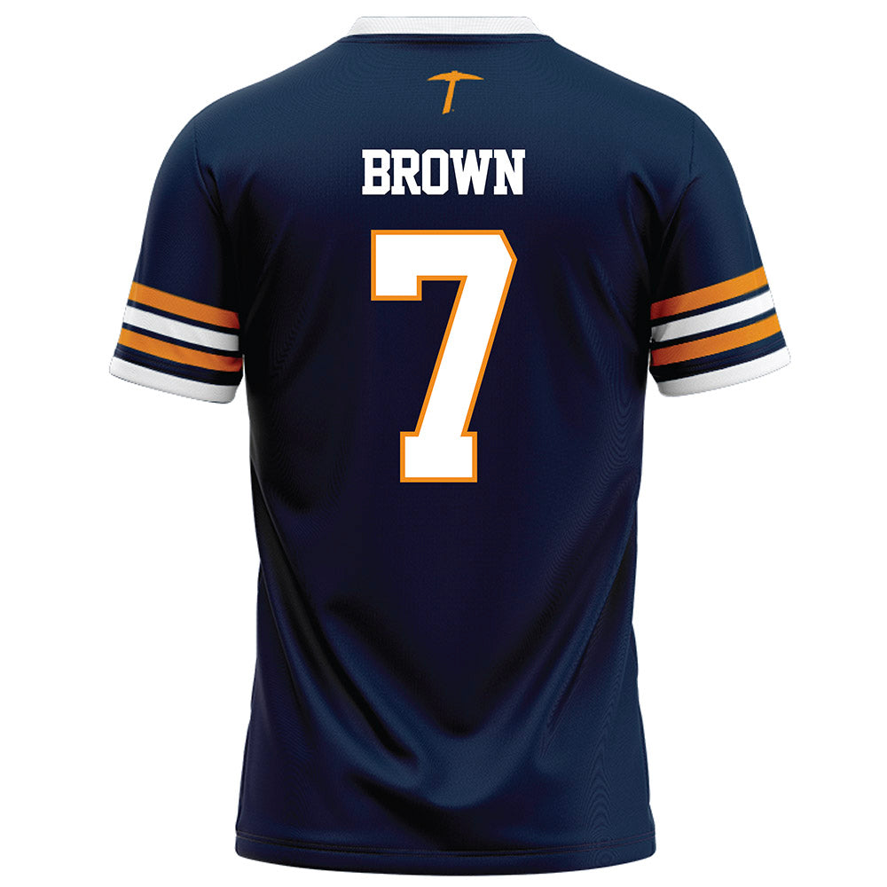 UTEP - NCAA Football : Jaylan Brown - Navy Football Jersey-1
