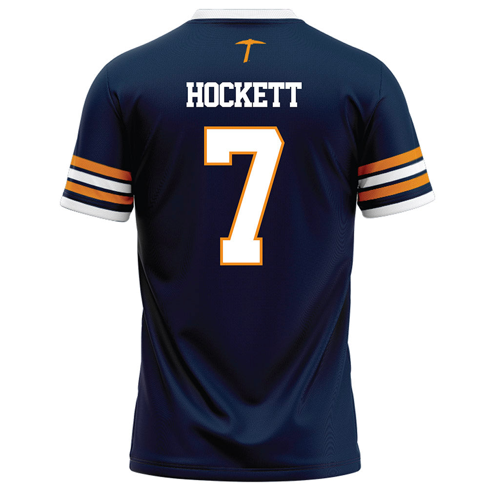UTEP - NCAA Football : Tylen Hockett - Navy Football Jersey-1