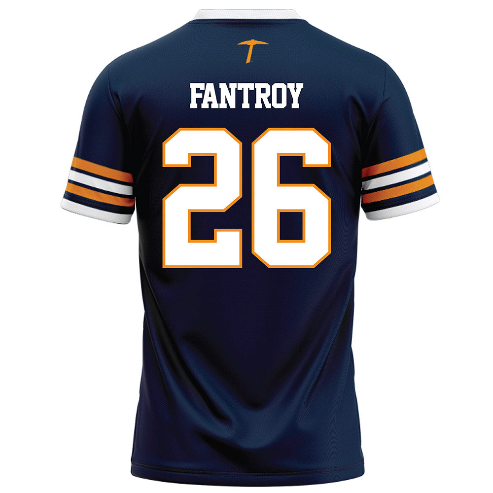 UTEP - NCAA Football : Darien Fantroy - Navy Football Jersey-1