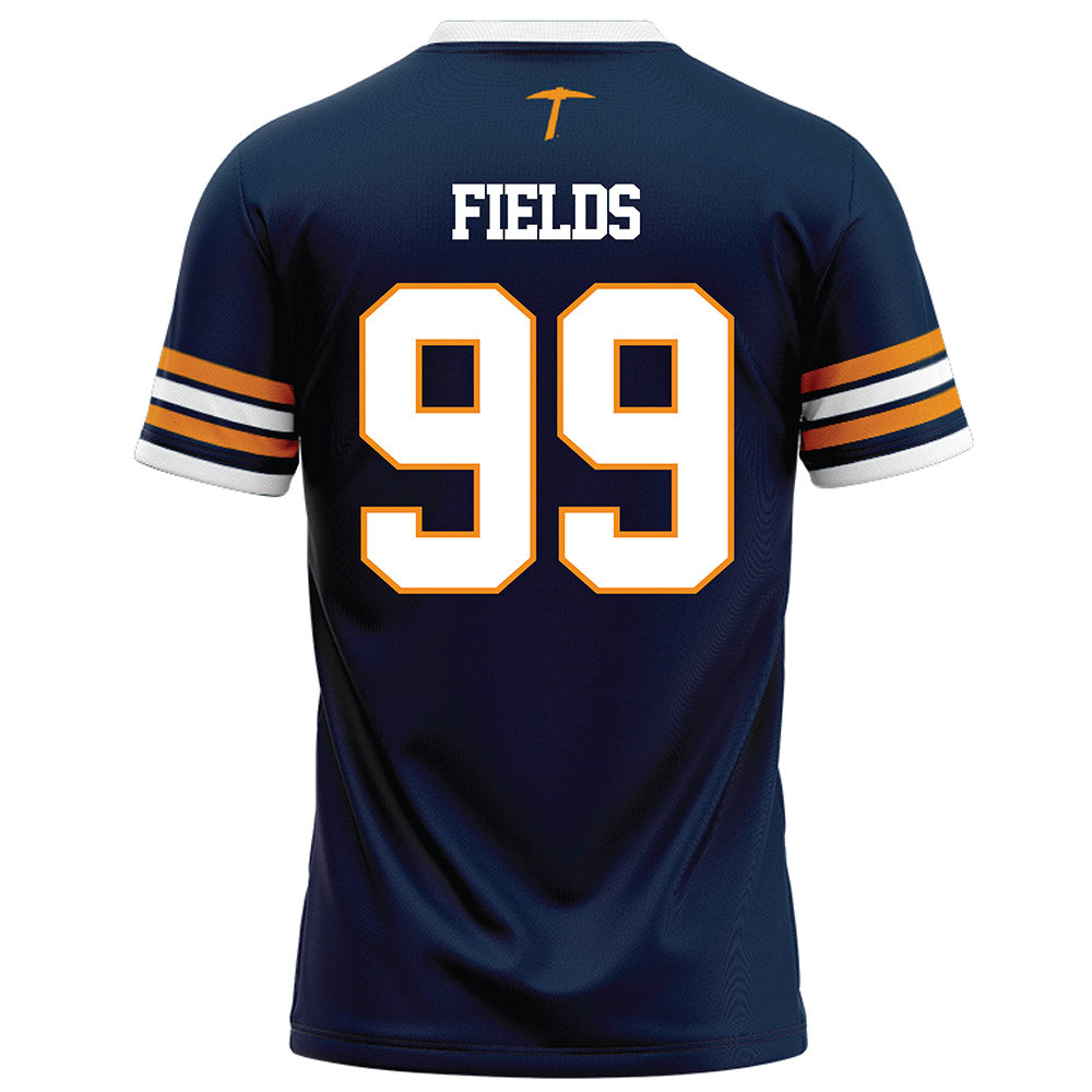 UTEP - NCAA Football : Elijah Fields - Navy Football Jersey-1
