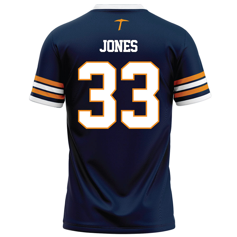 UTEP - NCAA Football : Josiah Jones - Navy Football Jersey-1