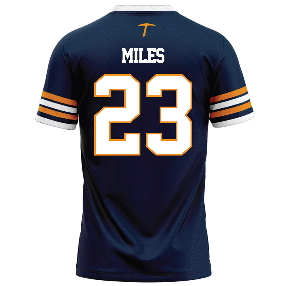 UTEP - NCAA Football : Kaleb Miles - Navy Football Jersey-1