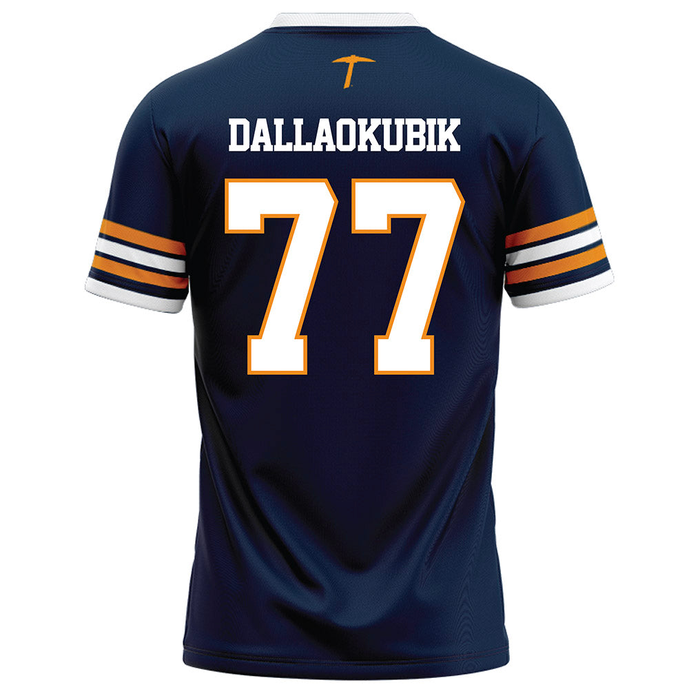UTEP - NCAA Football : Wesley Dallao-Kubik - Navy Football Jersey-1