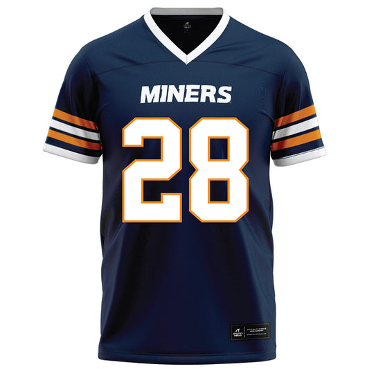 UTEP - NCAA Football : Erion Wilkins - Navy Football Jersey-0