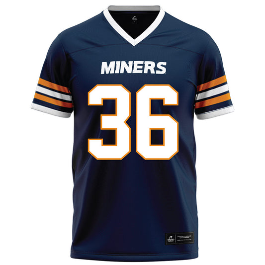 UTEP - NCAA Football : Kane Bowen - Navy Football Jersey-0