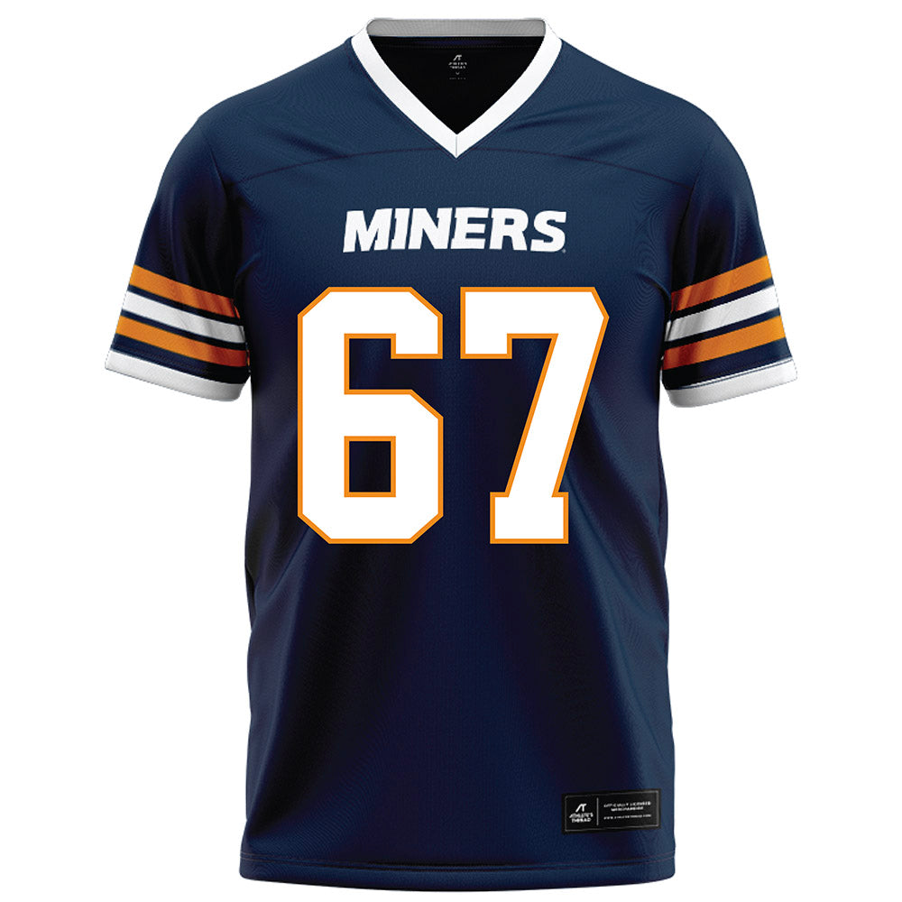 UTEP - NCAA Football : Jayden Trapp - Navy Football Jersey-0