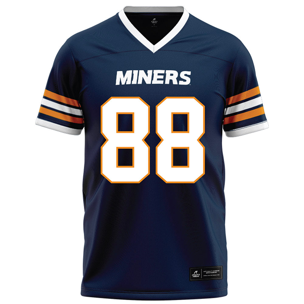 UTEP - NCAA Football : Benedict Okwura - Navy Football Jersey-0