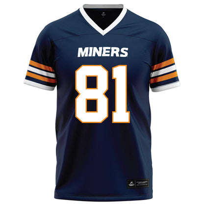 UTEP - NCAA Football : Jeremiah Nash - Navy Football Jersey-0